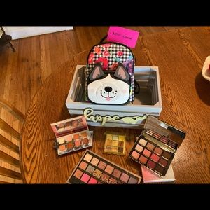 Betsey Johnson bag/high end makeup